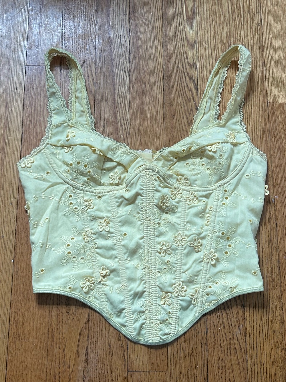 Shein Embroidered Corset